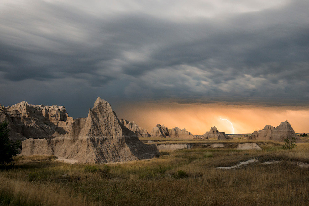 Electric Evening in the Badlands #3