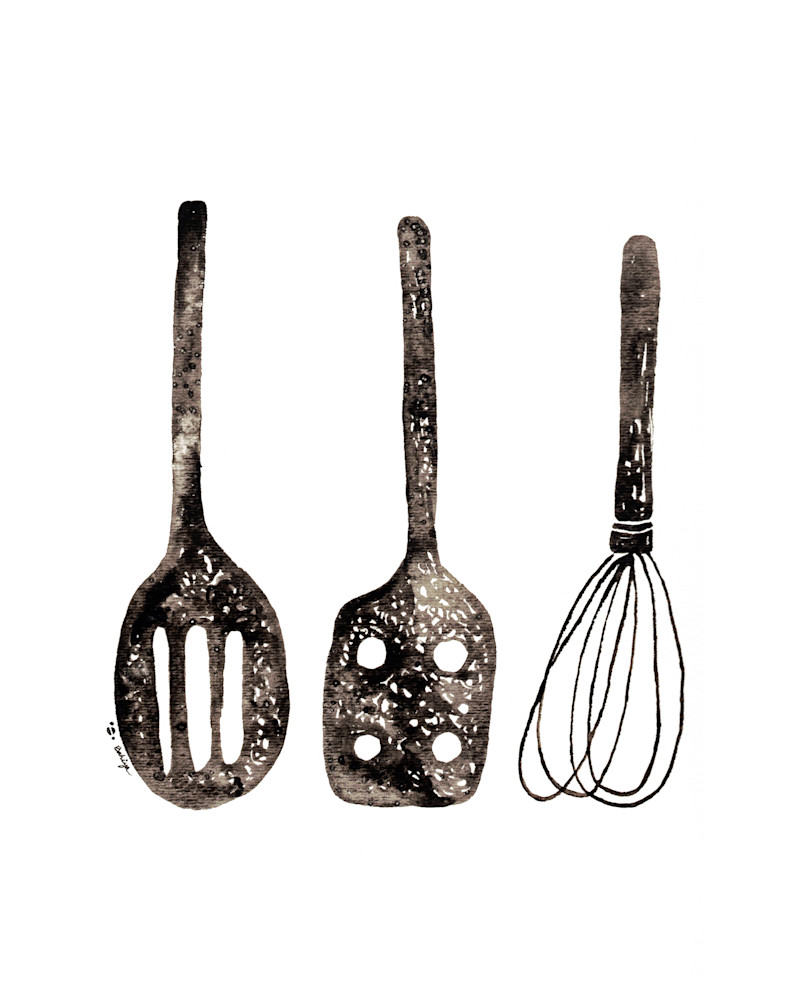 Kitchen Trio Art | Bahiya Spaulding