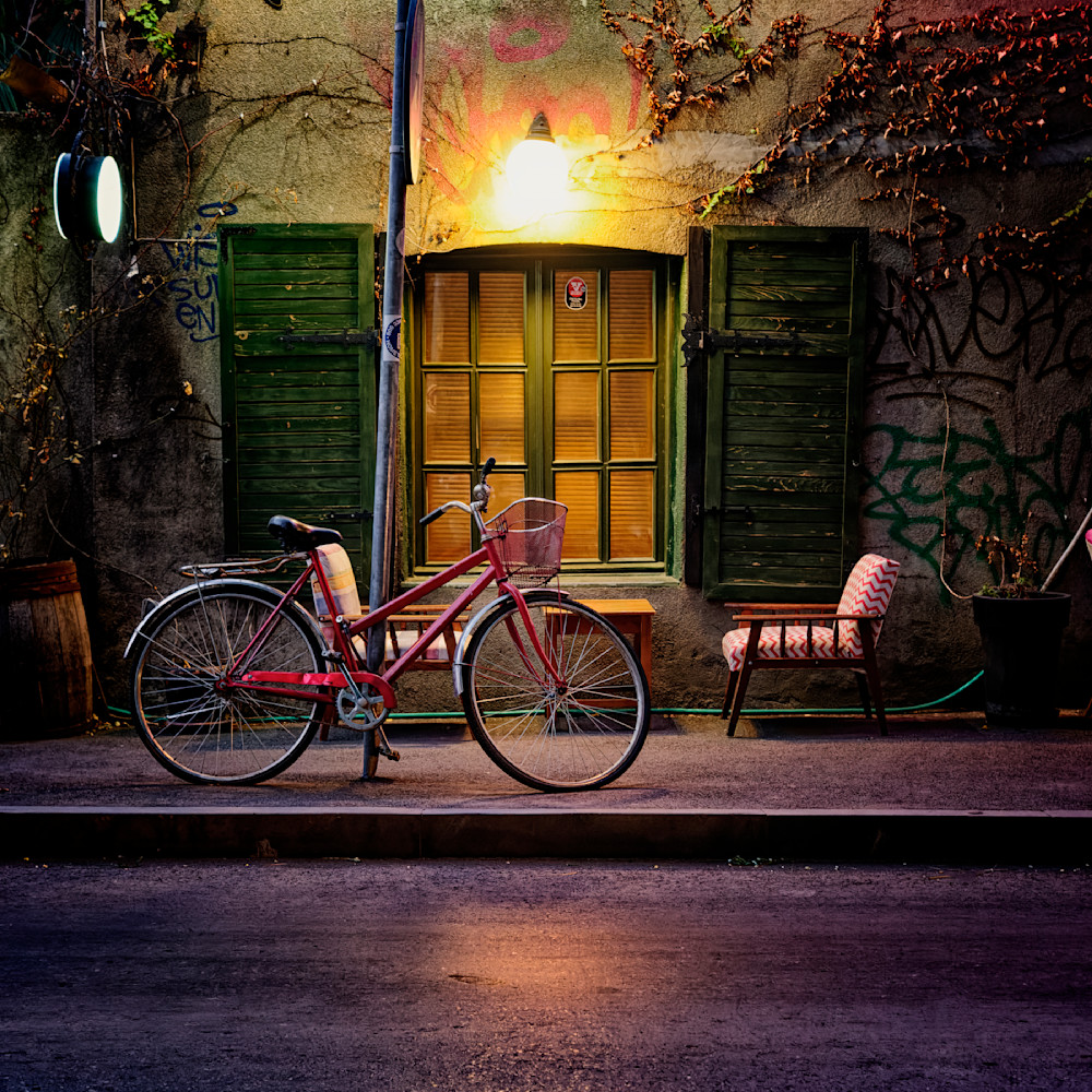 Cafe and Bicycle, Tbilisi, Georgia