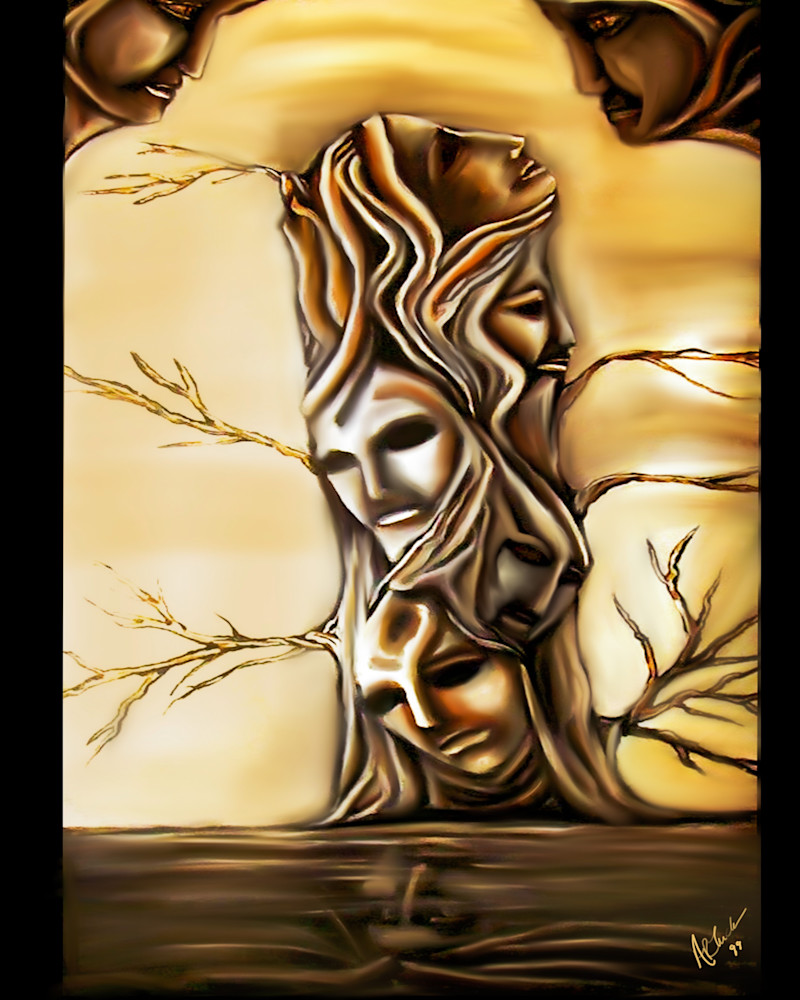 Tree Of Masks Art | Amanda Tucker Artist