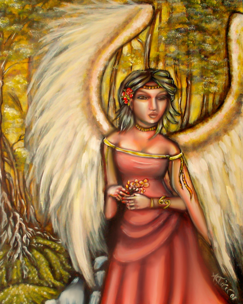 Wood Angel Art | Amanda Tucker Artist