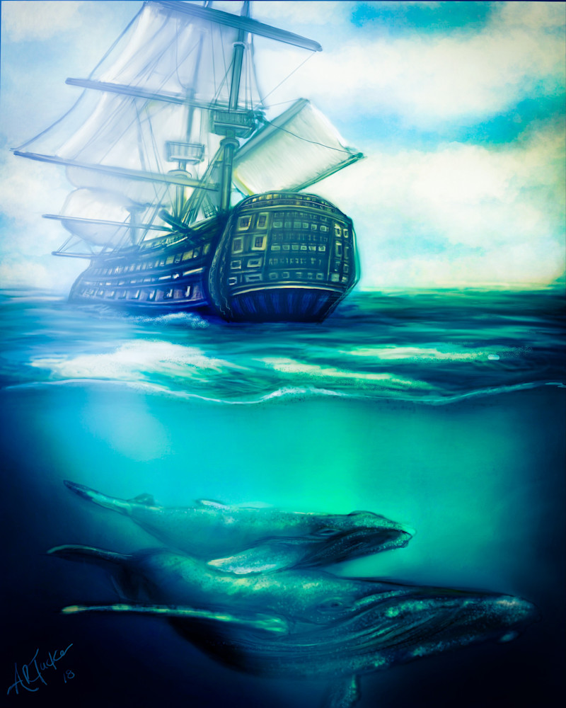 Whale Of A Journey Art | Amanda Tucker Artist