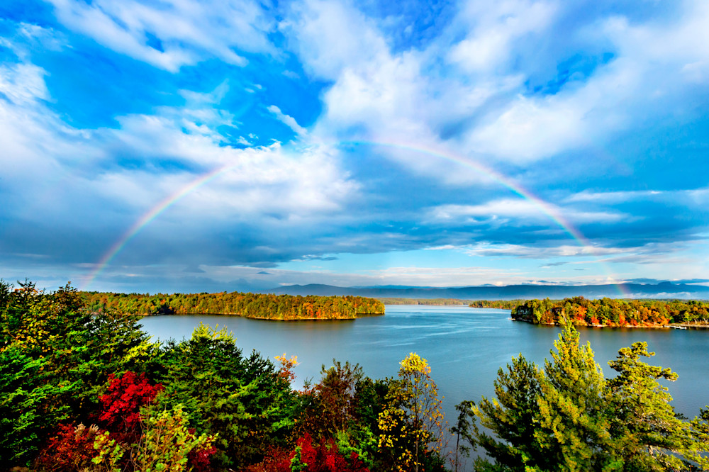 Double Rainbow Over Lake James