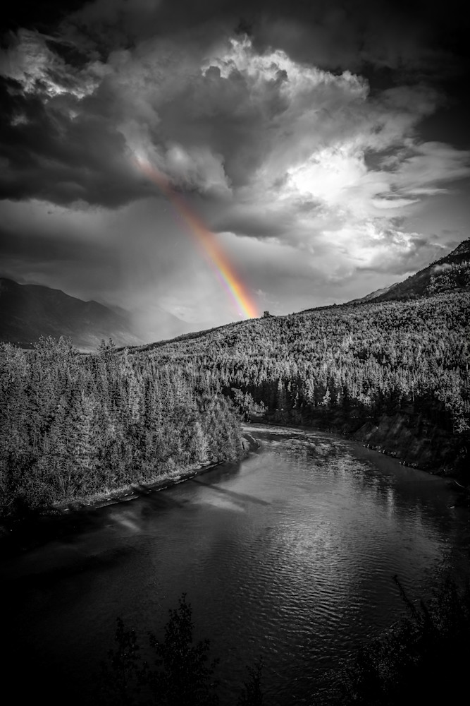 Rainbow Over Eagle River Photography Art | 603016584