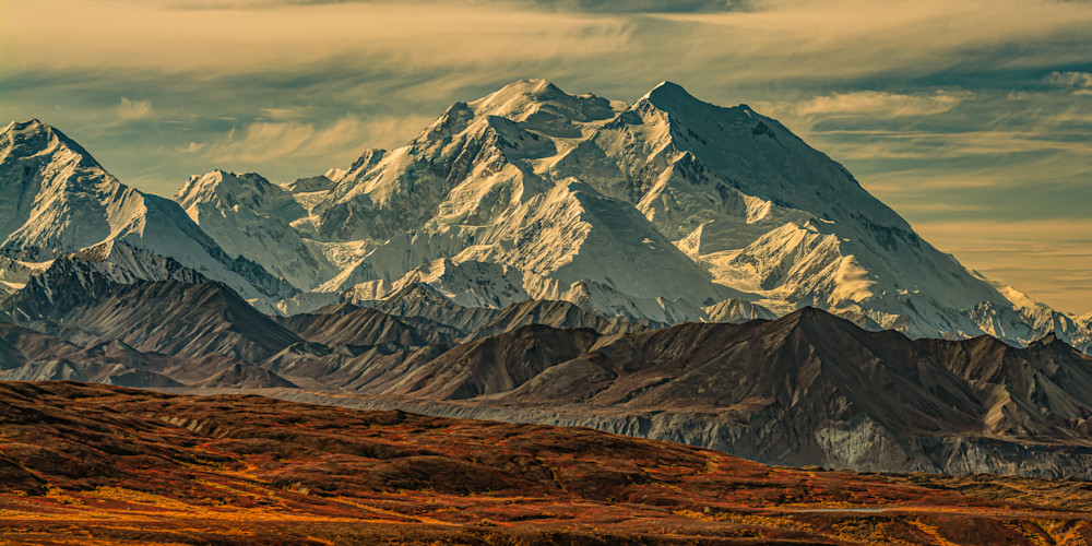 Denali In Fall Colors Photography Art | 603016584
