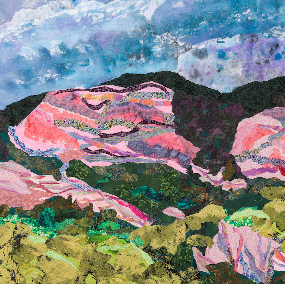 Pink Hills Pillows 16x16 Art | Jean Herman 