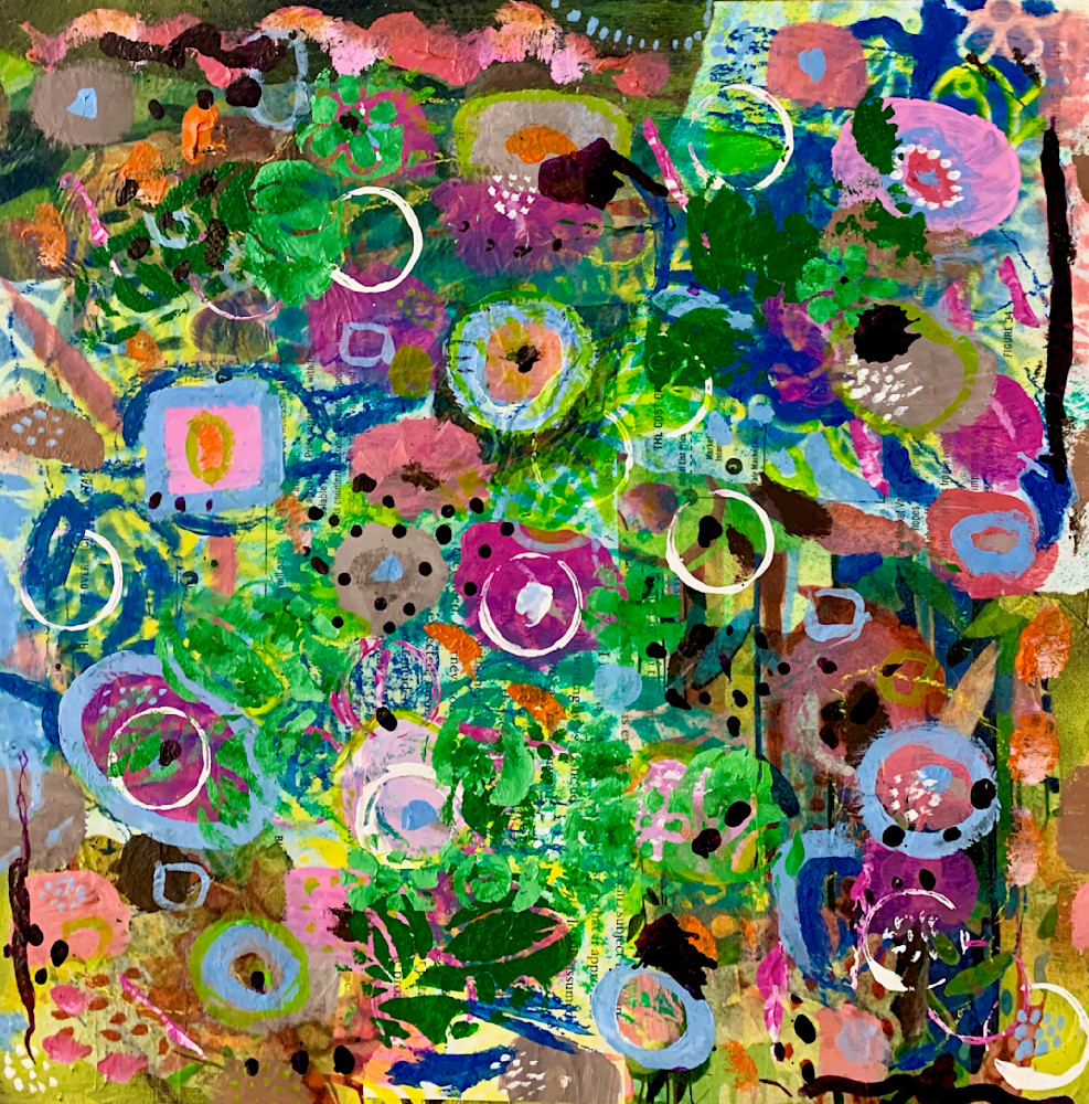 Flowers In The Weeds Art | Laura Jaffe Art Studio