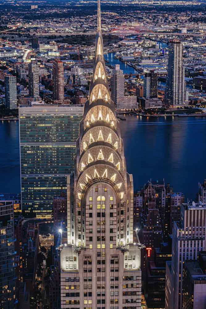 Chrysler Building And Un   New York Photography Art | John Dukes Photography LLC