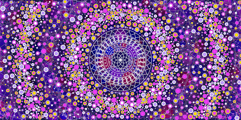 Scatter - Generative Mandala Art by Sabin Timalsena