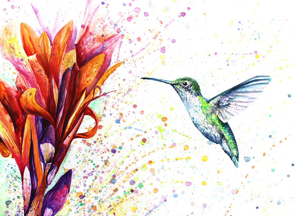 Animal Prints - Flowering Fanciful Flight