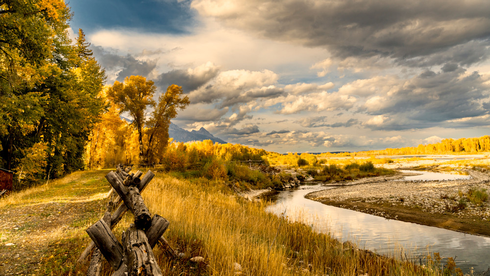 Clouds Over The Snake River Jackson Hole Photography Art | Patricia Claire Photography