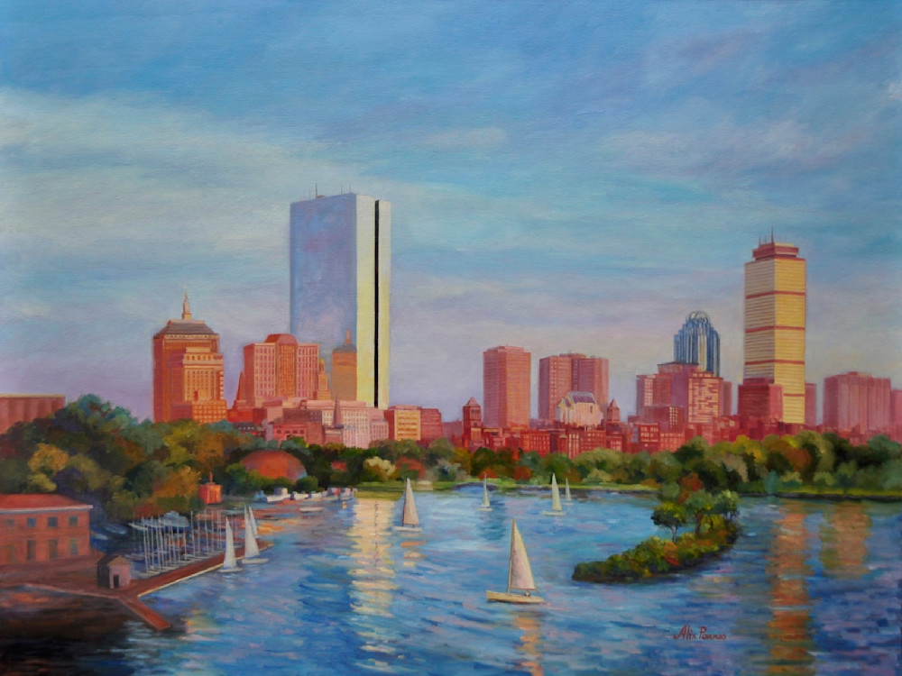 Boston Skyline Art | Alix Porras Fine Art