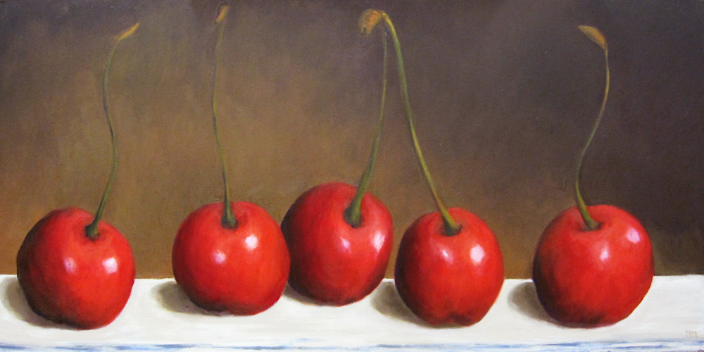 Row Of Cherries Art | McHugh Fine  Art