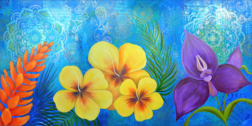 Paradise in Bloom III by Shadia Derbyshire