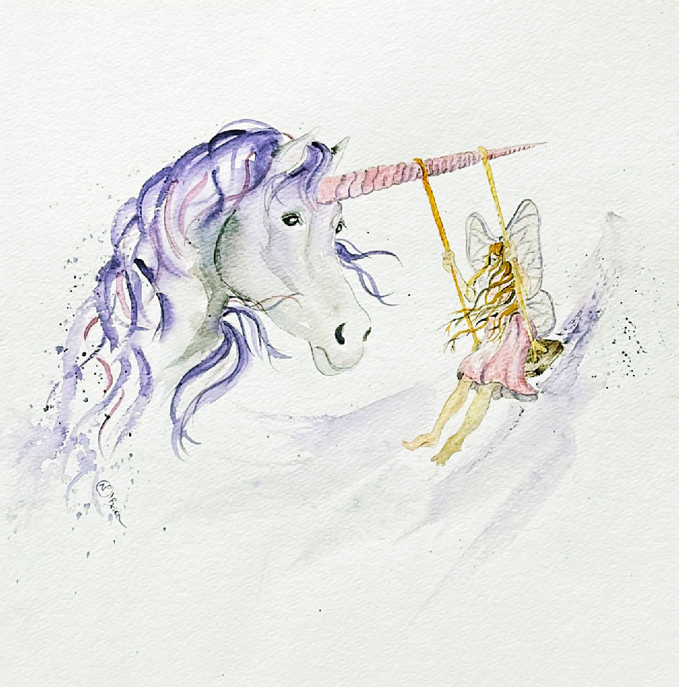 Unicorn Swing Art | Color Splash Ranch