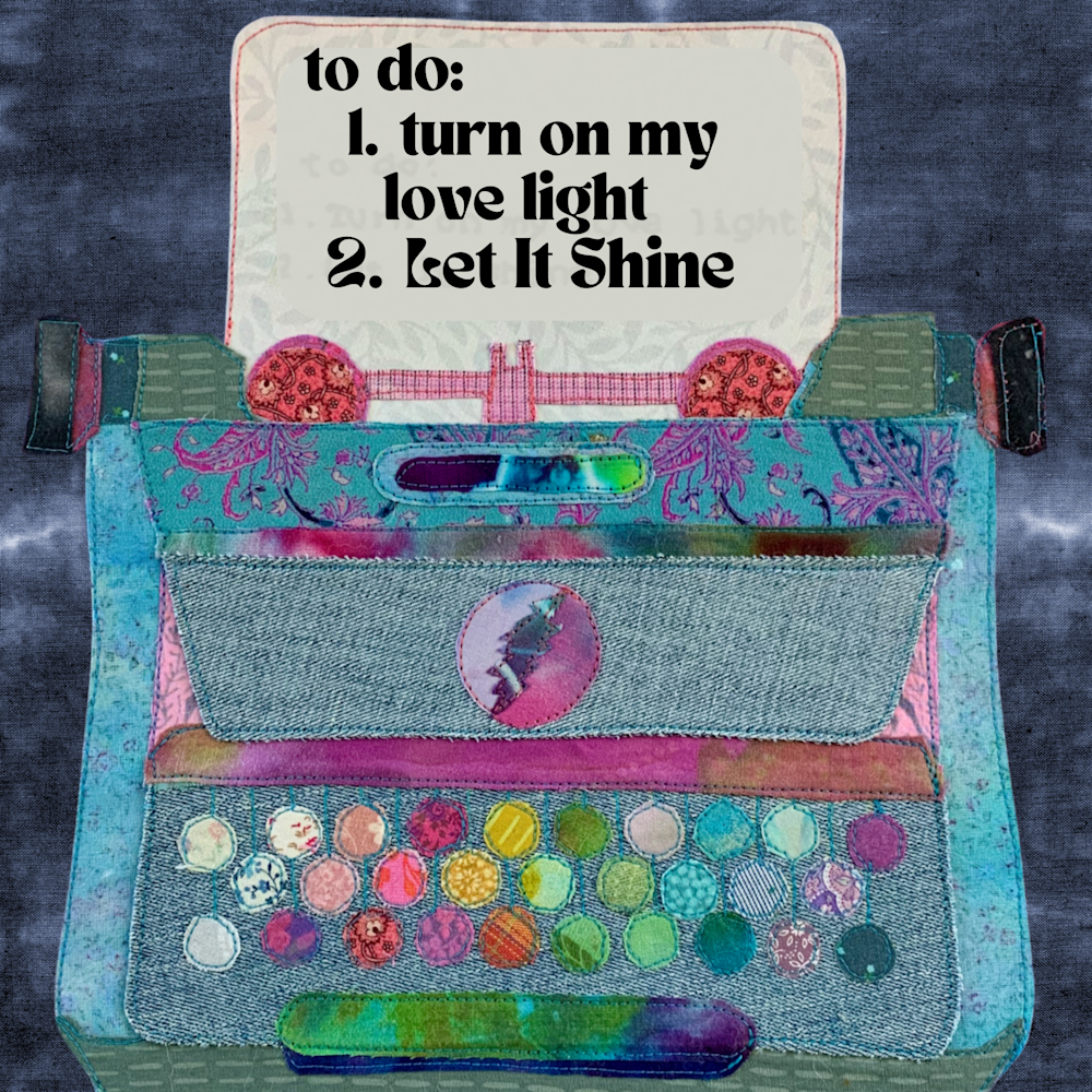 Love Light Typewriter  2 Art | Karen Payton Art