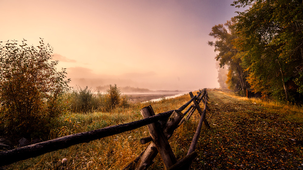 Fog Along The Snake River  Photography Art | Patricia Claire Photography