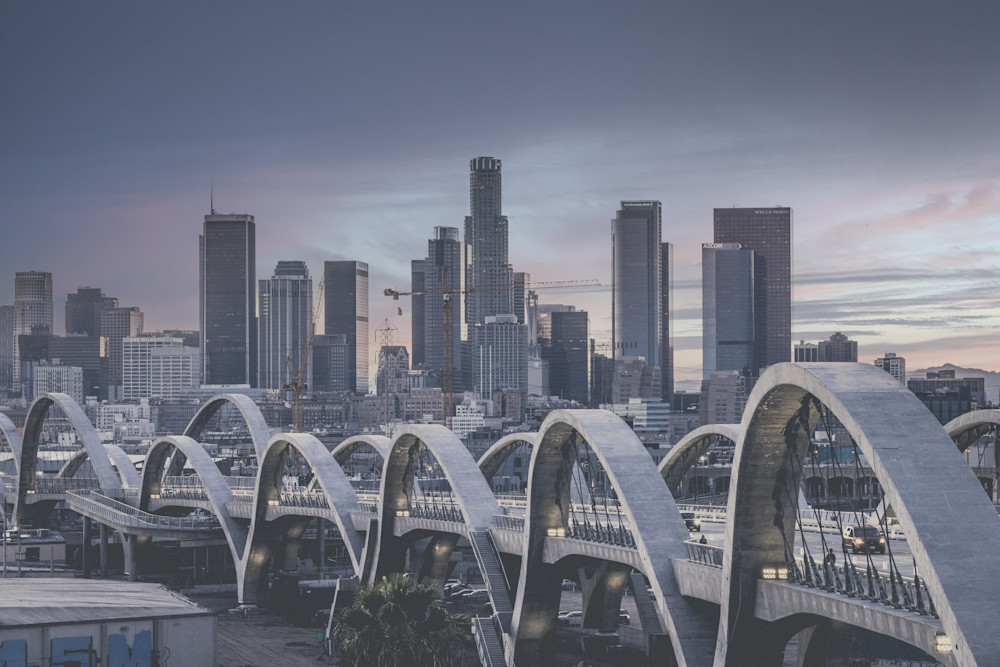 The 6th Street Bridge in Downtown LA