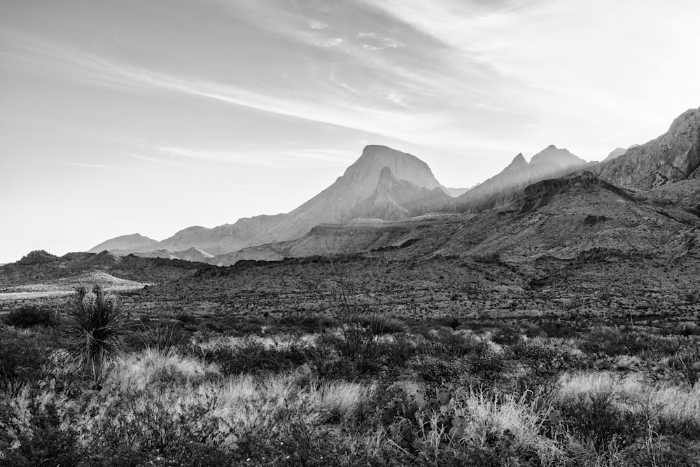 Sunrise Over The Chisos Photography Art | Black Lion Photography