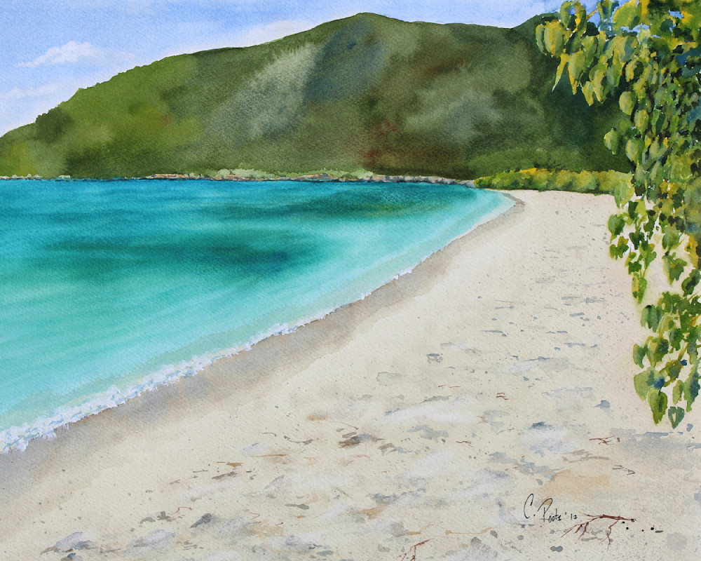 Francis Bay Beach Art | Cate Poole Water Colors