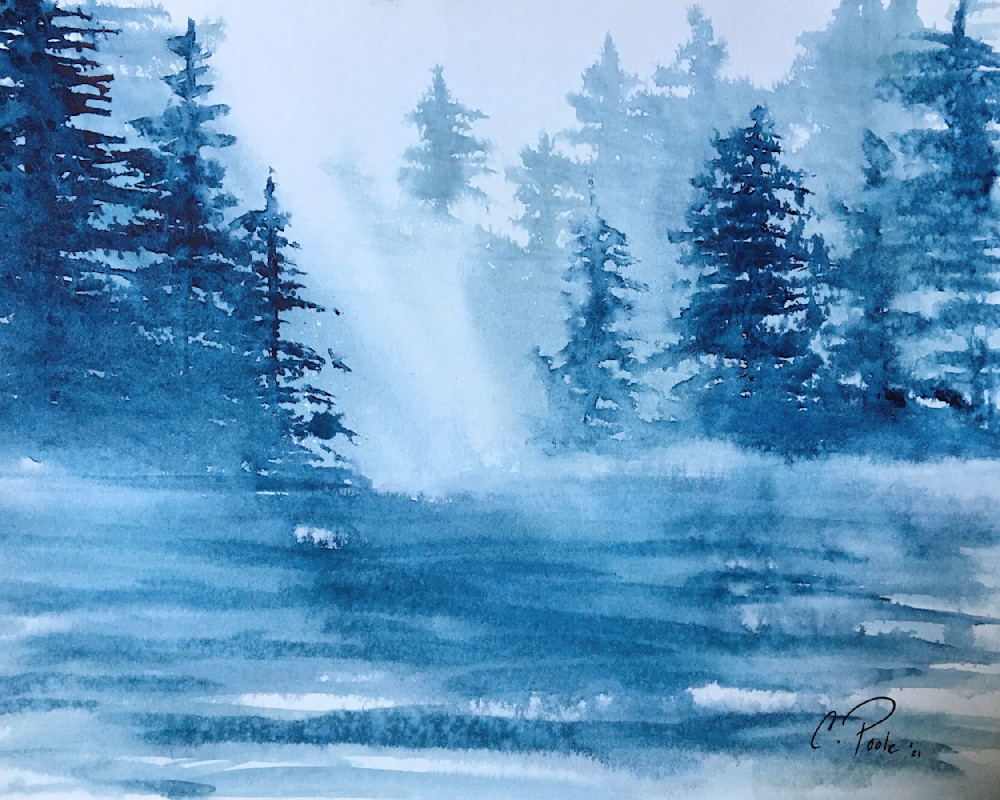 Morning Mist Art | Cate Poole Water Colors