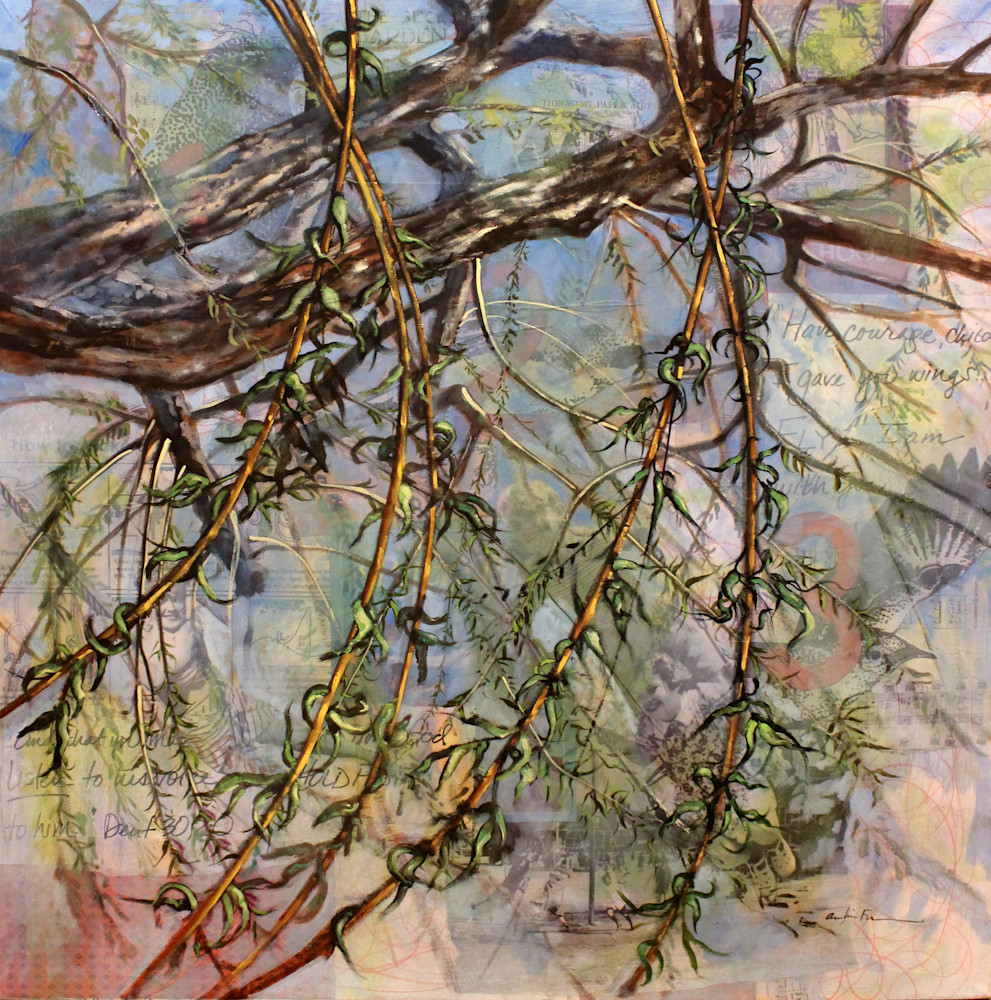 The Courage Tree Art | Amelia Furman Mixed Media