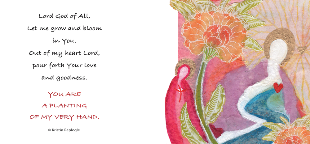 Bloom Prayer Mug Art | Kristin Replogle Art, LLC