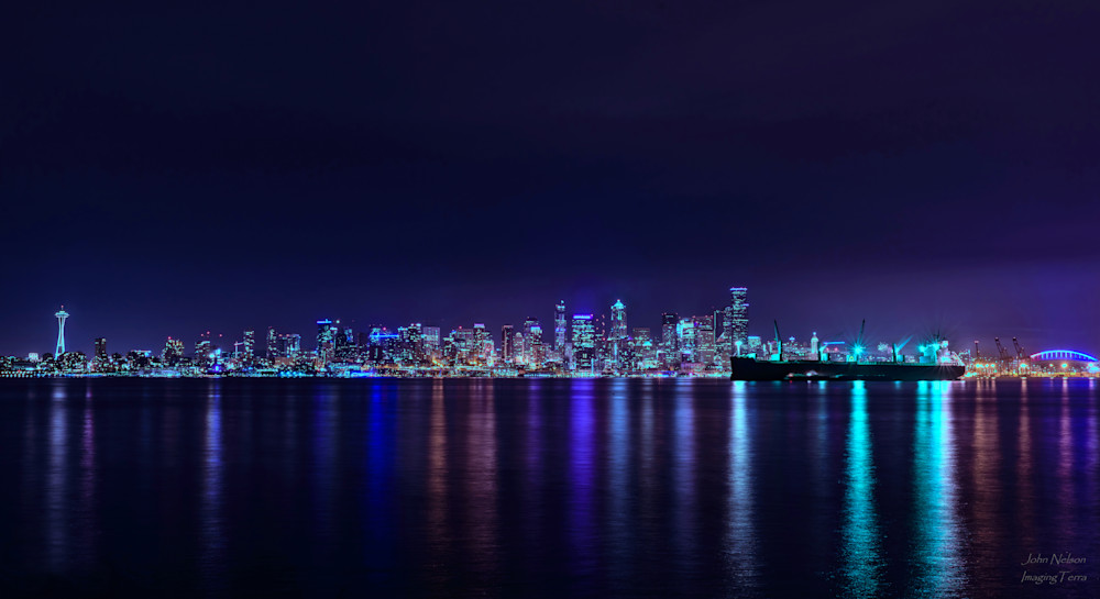 Seattle Skyline Photography Art | johnnelson
