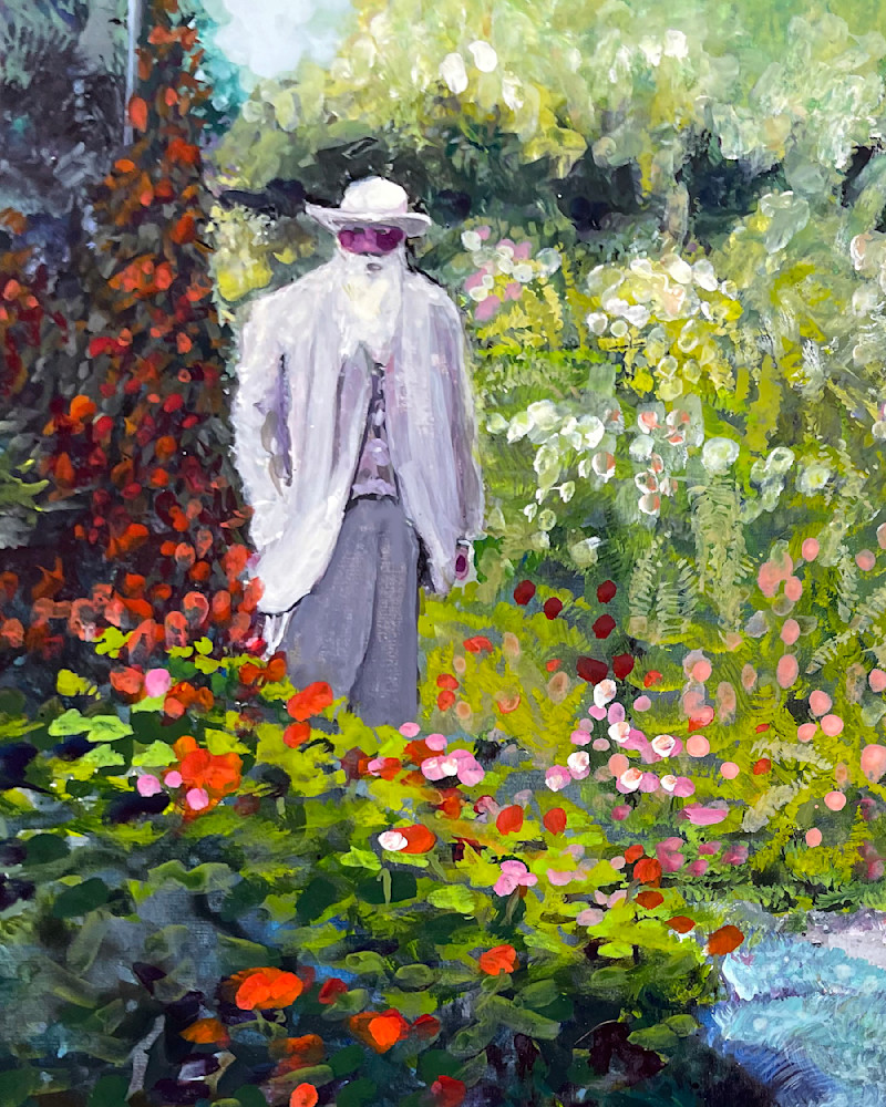Monet In His Garden  Art | Charles Wallis