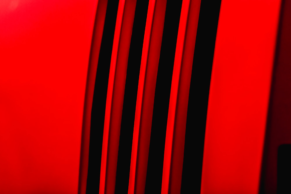 Red Ferrari F40 Detail I Photography Art | Holly Parker LLC