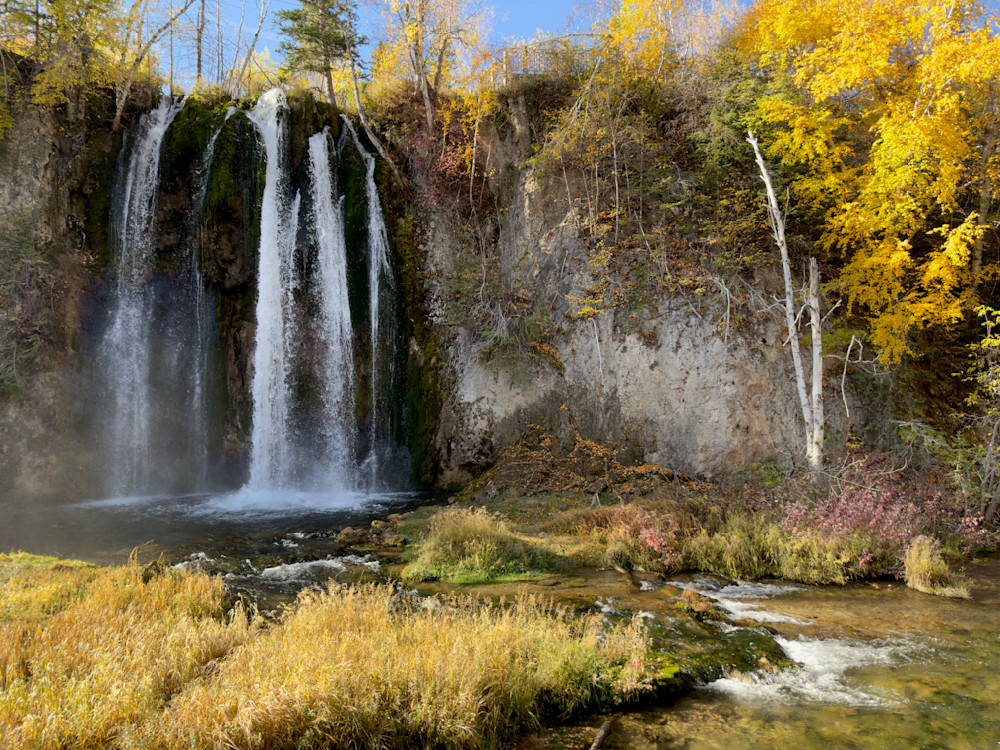 Fall with the Falls - Spearfish Falls | Josh Lien - Fine Art Photographer