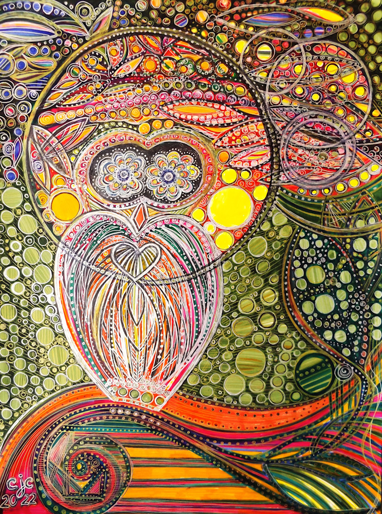 Owl Of Magic Woods Art | Cynthia Christensen Art