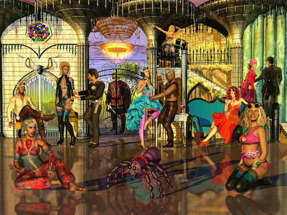 Steampunk Party Ii Art | Hitek Designs