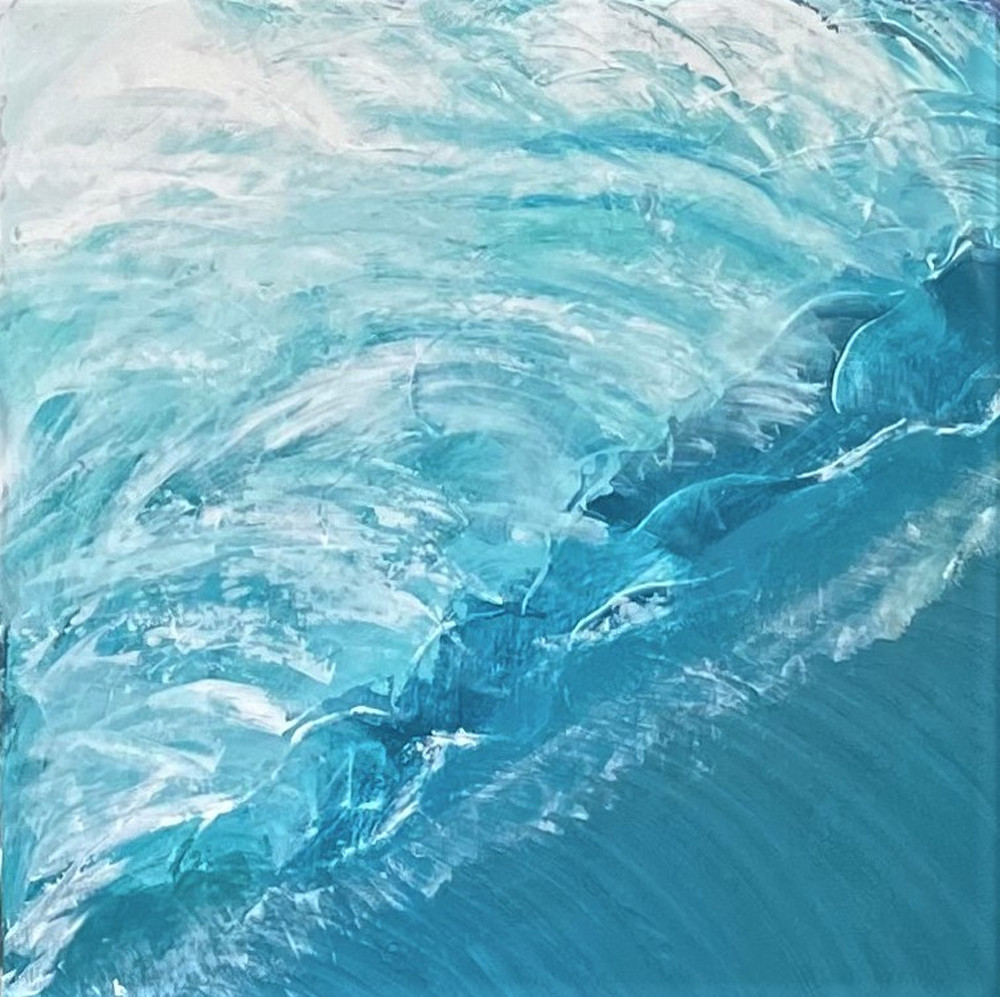 Blue Sea #1 Art | peggystokes