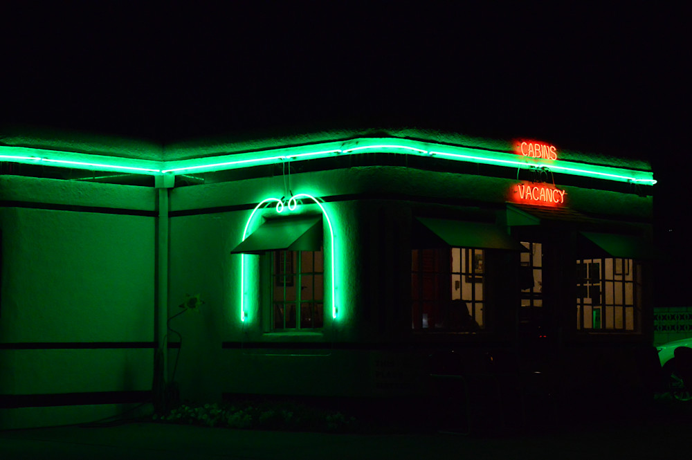 Boots Green Neon Carthage Mo Rt 66 Photography Art | California to Chicago 