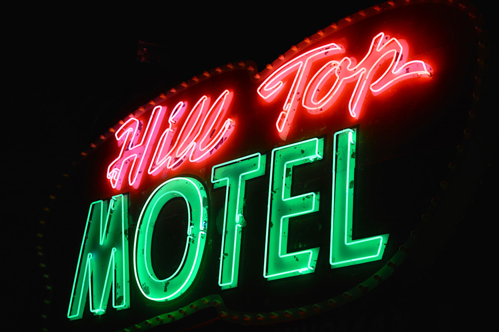 Hill Top Motel Kingman Az Rt 66 Photography Art | California to Chicago 