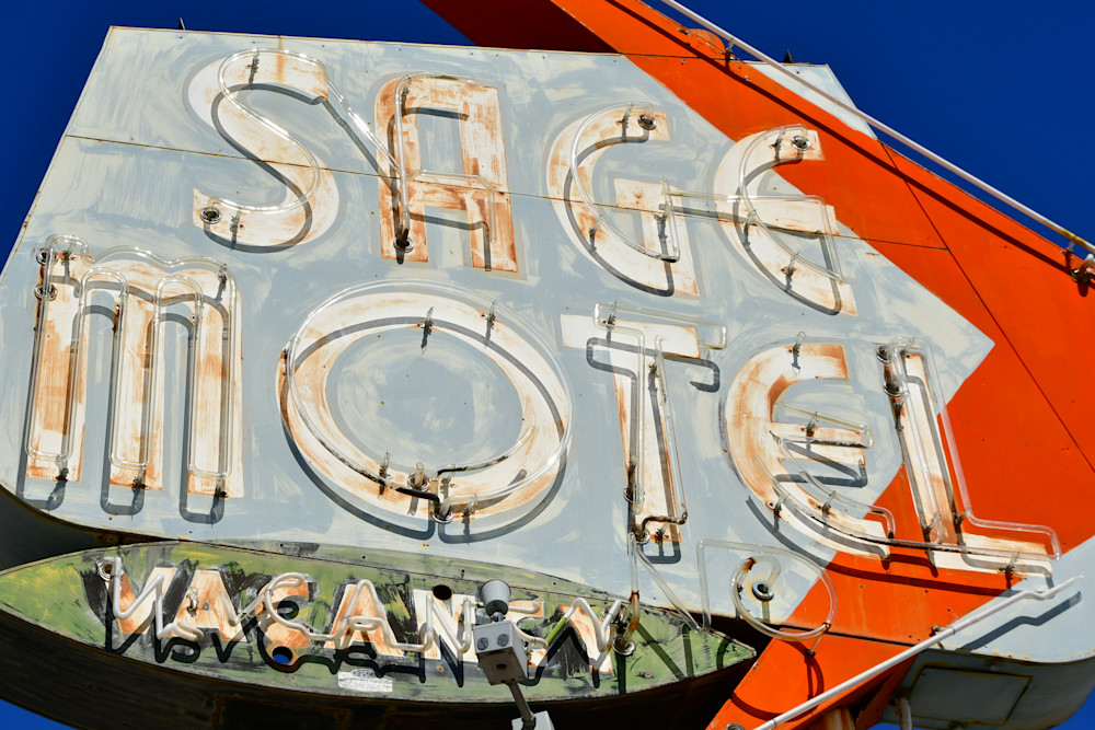 Sage Motel (Closed) Needles Ca Rt 66 Photography Art | California to Chicago 