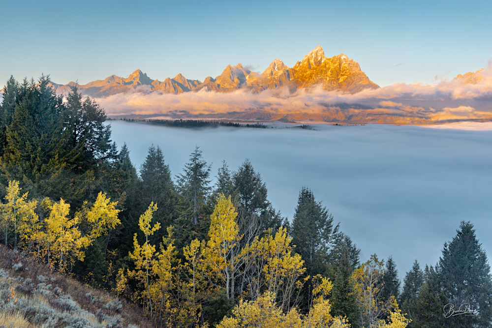 The Tetons Above the Clouds