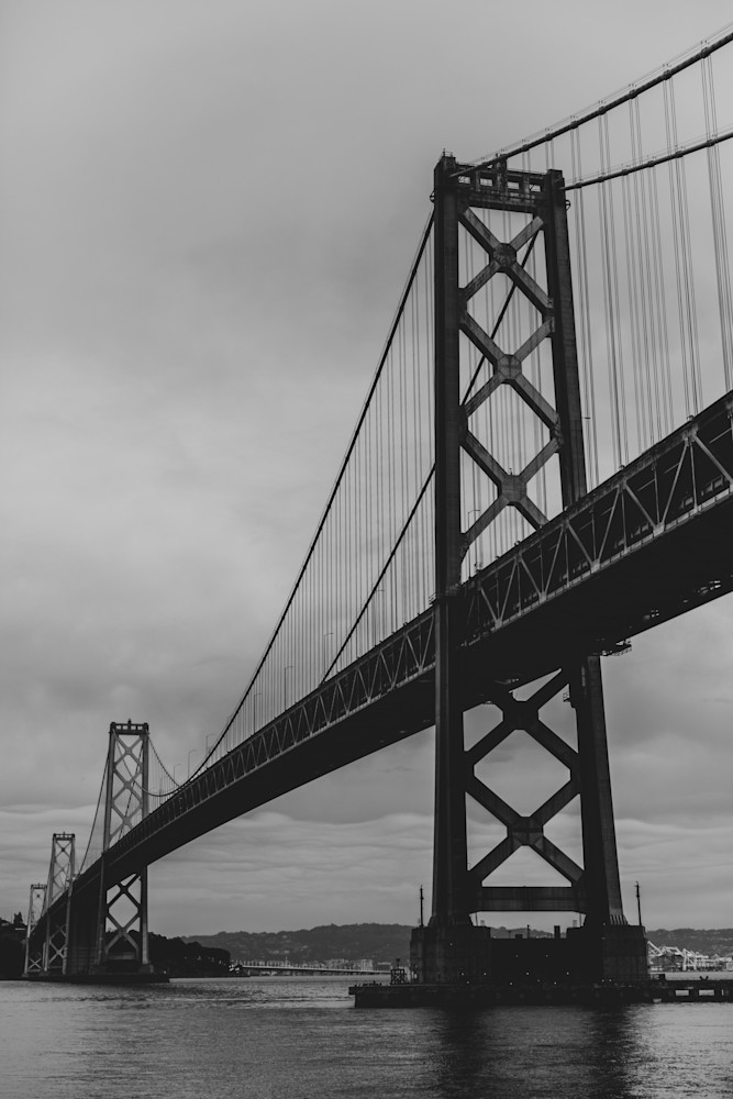 The Monochrome Majesty Of Oakland Bay Bridge Art | FOTO BAZAAR