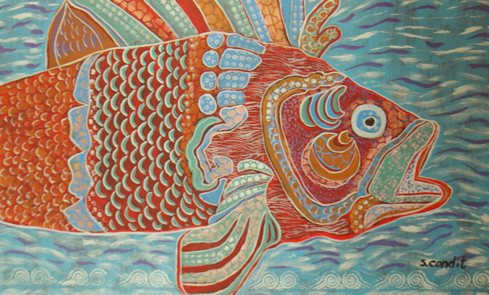 Sheryl Condit Art Original - Something's Fishy