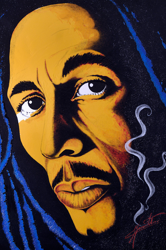 Bob Marley   Art | Paint Out Loud LLC   The Art of Neal Hamilton