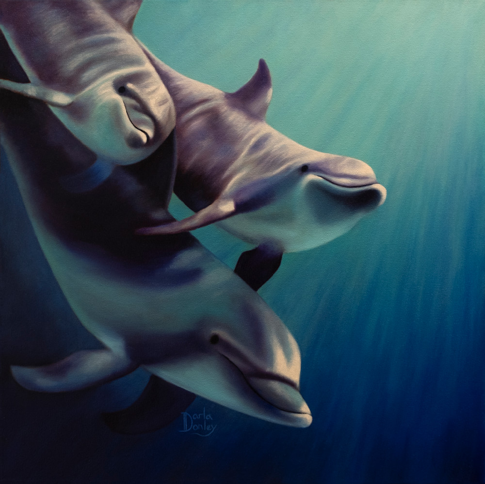 Party Of Three Art | darladonleyart