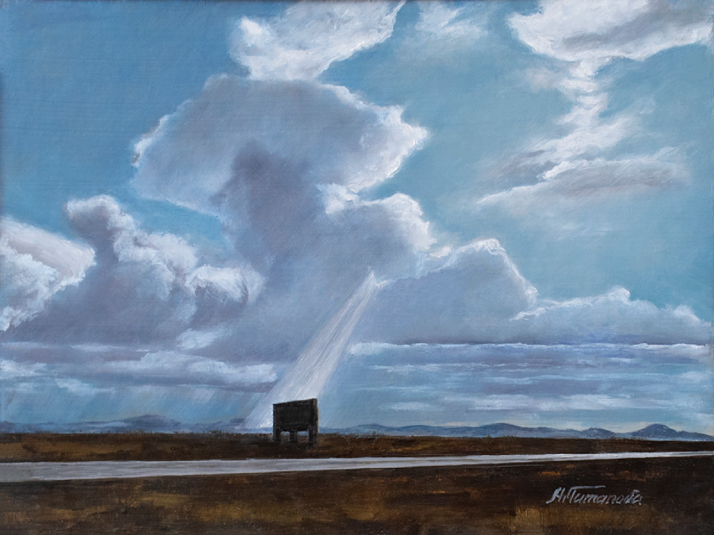 Clouds On Texas Land Art | Mariya Tumanova ART