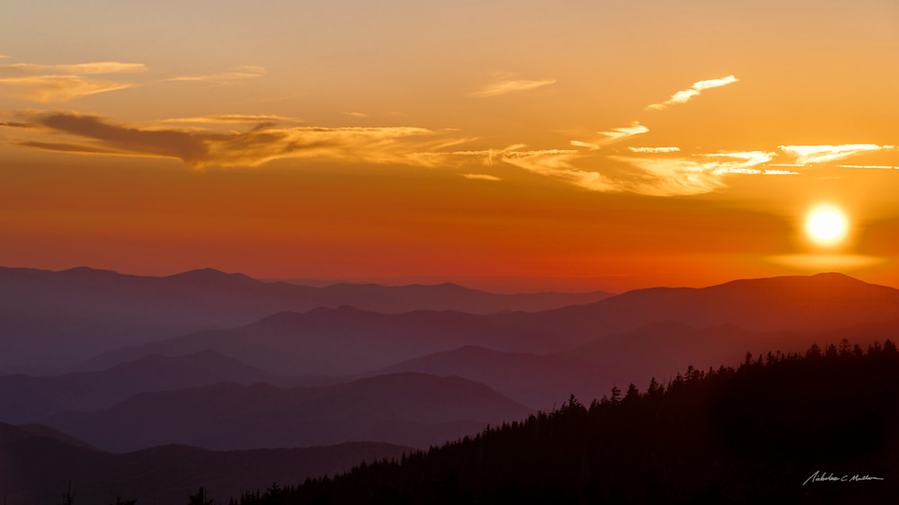 Smoky Mountain Sunset 1