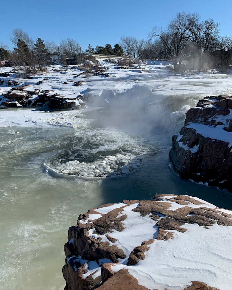 Steaming Cold Tub - Falls Park, Sioux Falls | Josh Lien - Fine Art Photographer