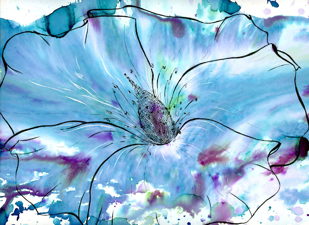 Flower Fall Art | Sweet Iris Studio