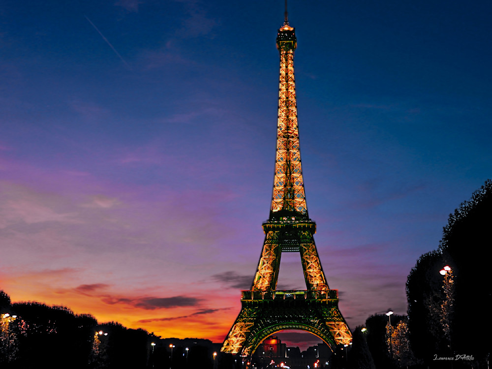 Eiffel Tower in October