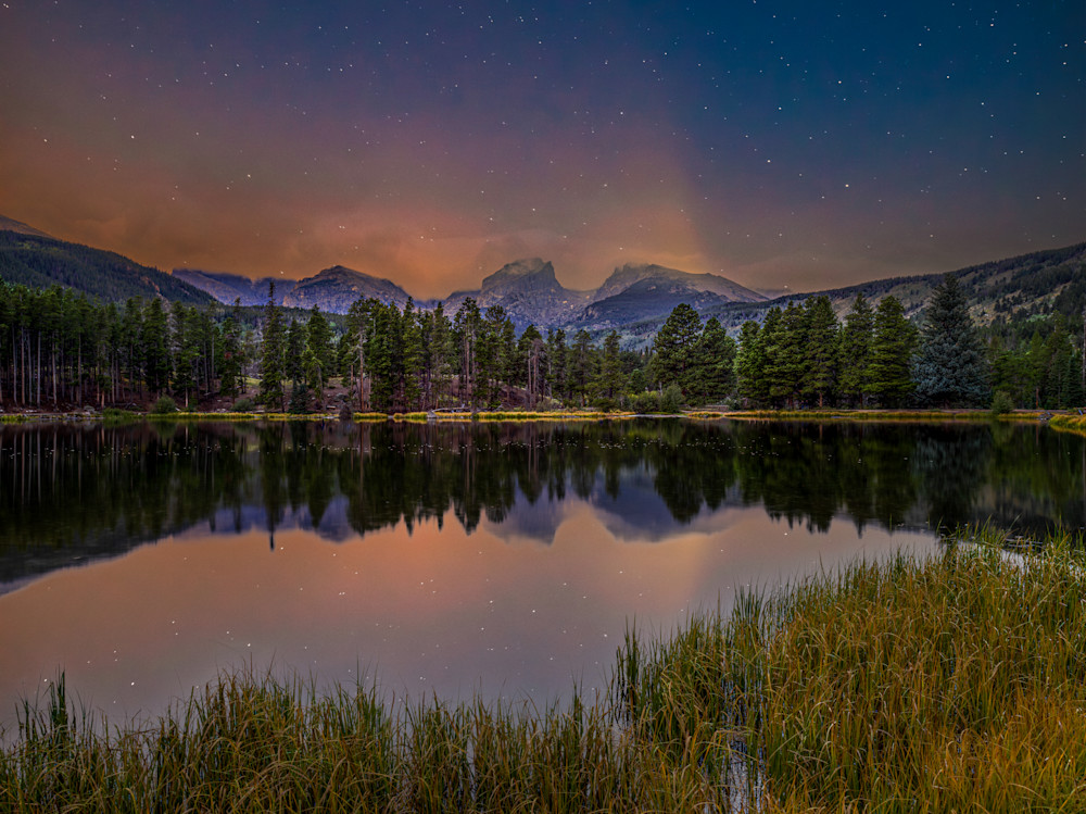 Sprague Lake Night Photography Art | Kates Nature Photography, Inc.