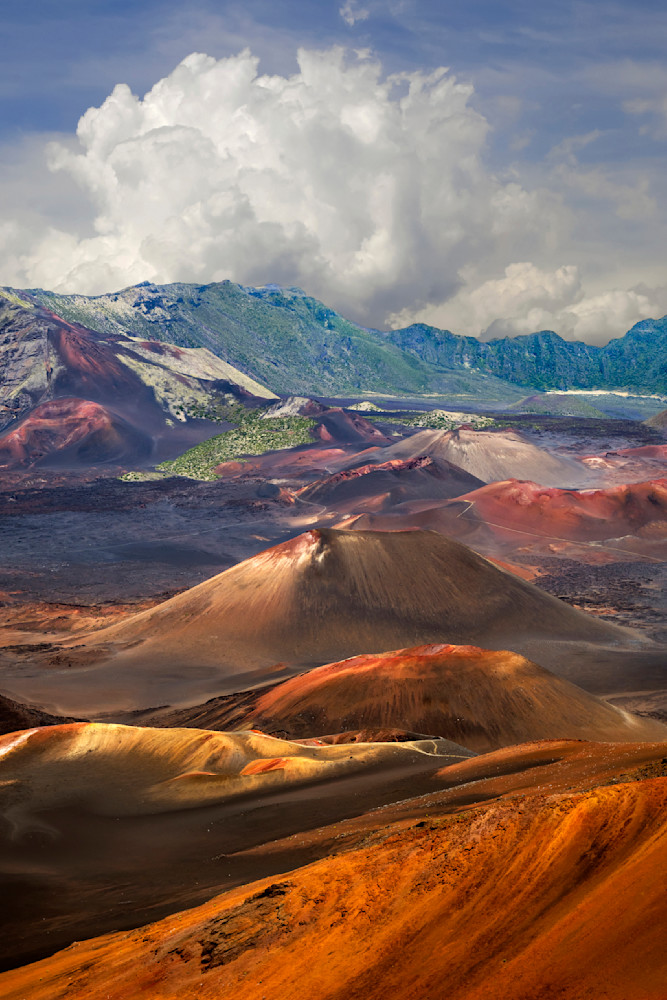Haleakala National Park Clouded Summit Volcano Photography Art | Images By Cheri