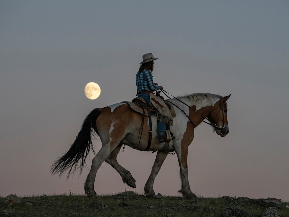 Wyoming moonrise